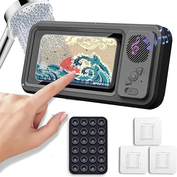 高音質Bluetoothスピーカー付き防水スマホケース