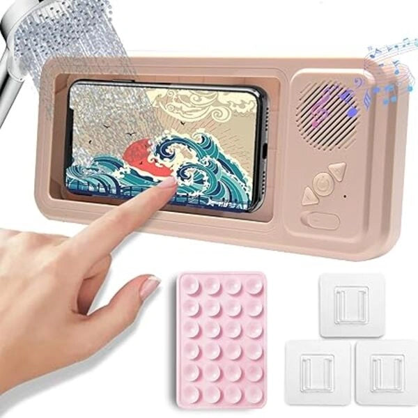 高音質Bluetoothスピーカー付き防水スマホケース